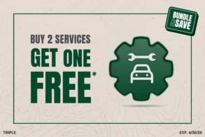 BUY 2 SERVICES, GET 1 FREE